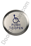 Pushbutton to open Handicapped access door Cochrane.